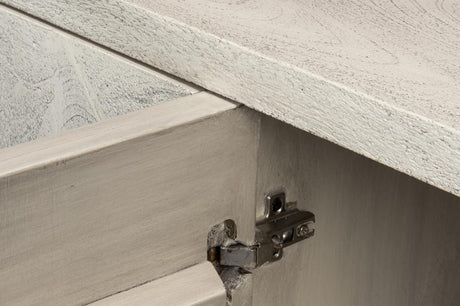 Bricka Grey Three Door Sideboard - Ornate Home