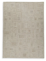 Brickburgh Gray/Ivory/Honey Extra Large Rug (Online Special Price) - Ornate Home