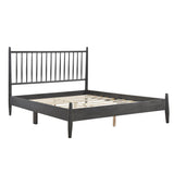 Brickell Gray Full Platform Bed - Ornate Home