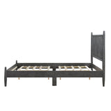 Brickell Gray Full Platform Bed - Ornate Home