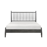 Brickell Gray Full Platform Bed - Ornate Home