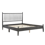 Brickell Gray Full Platform Bed - Ornate Home