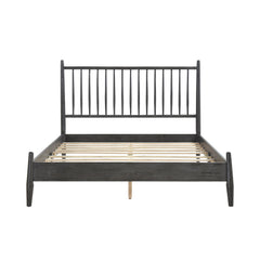 Brickell Gray Queen Platform Bed - Ornate Home