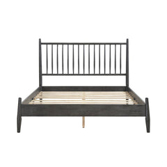Brickell Gray Queen Platform Bed - Ornate Home