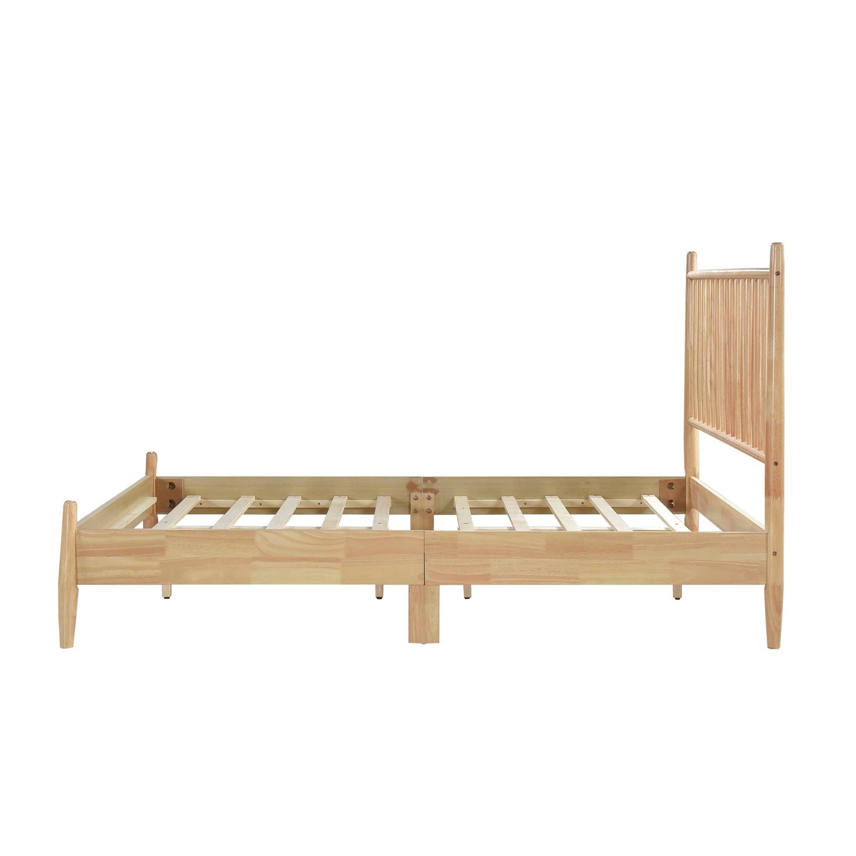 Brickell Natural Queen Platform Bed - Ornate Home
