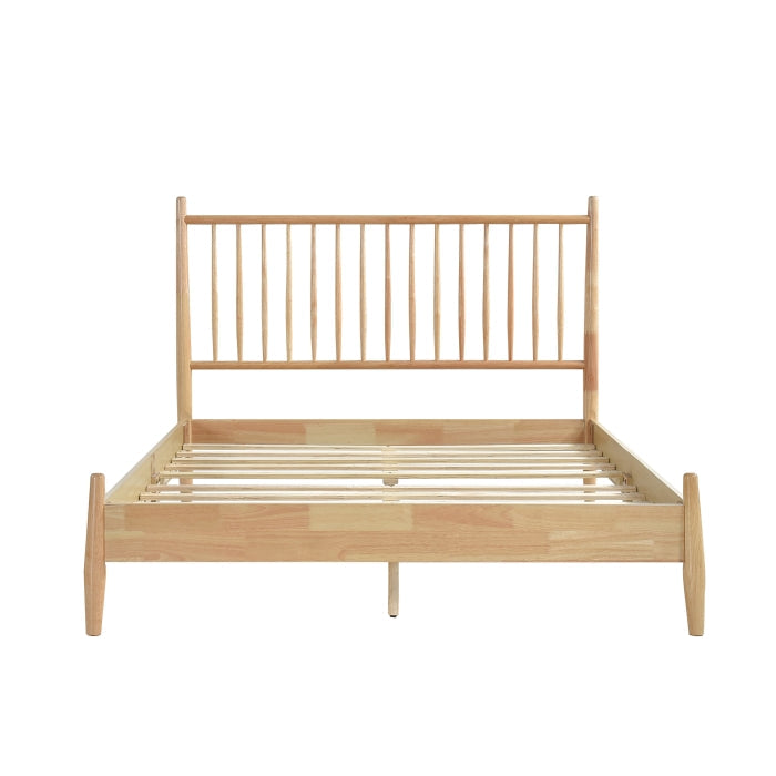 Brickell Natural Queen Platform Bed - Ornate Home