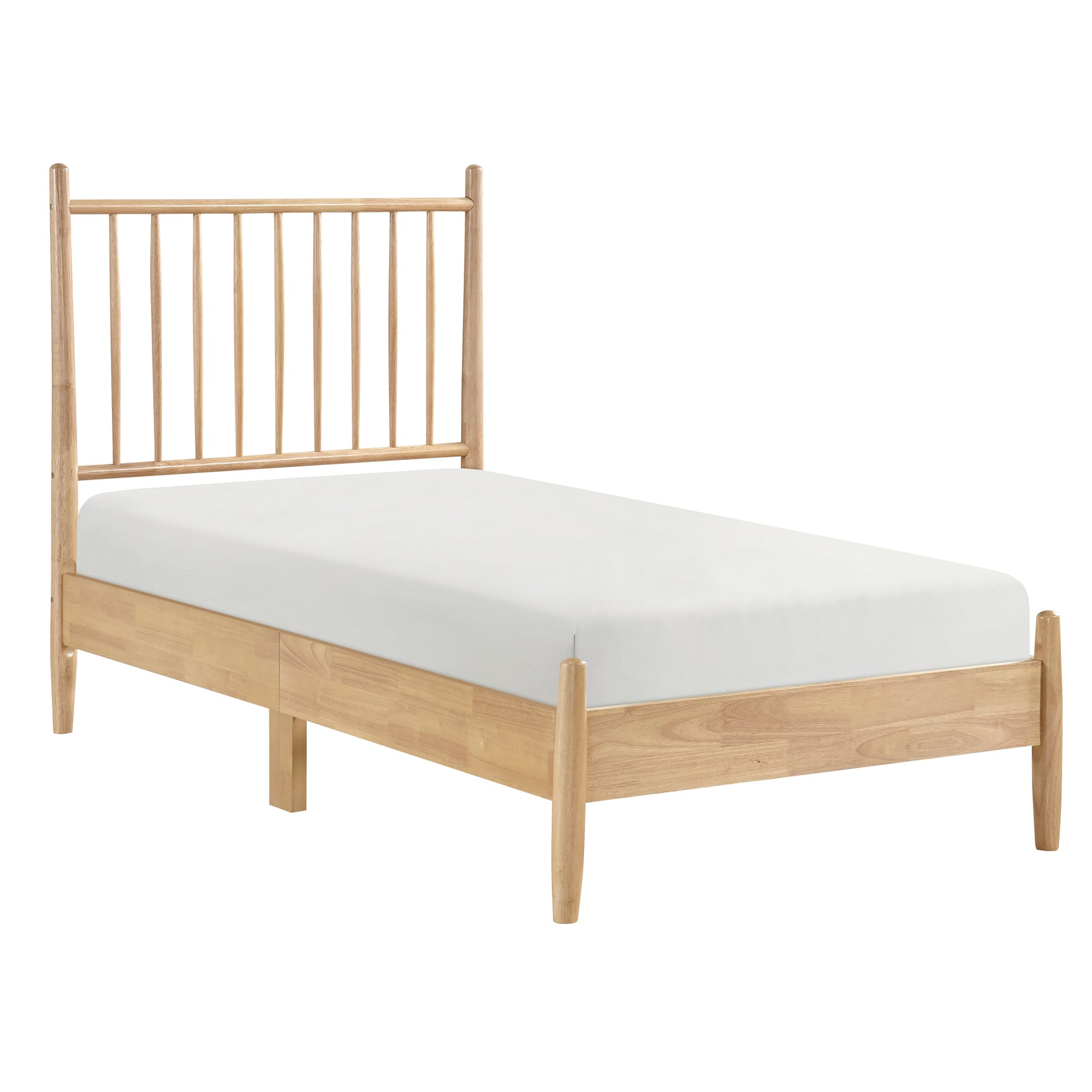 Brickell Natural Twin Platform Bed - Ornate Home