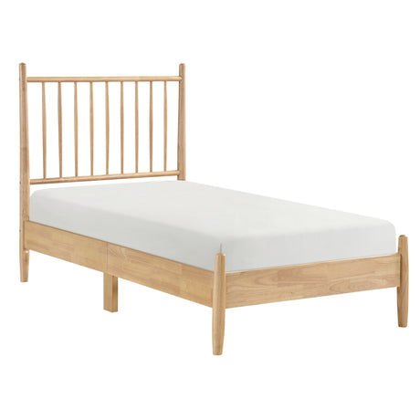 Brickell Natural Twin Platform Bed - Ornate Home