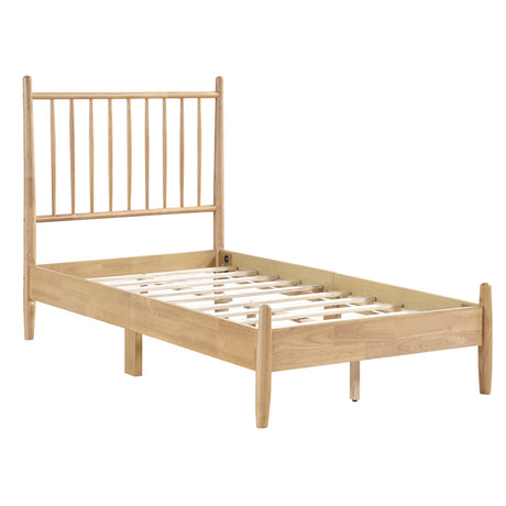 Brickell Natural Twin Platform Bed - Ornate Home