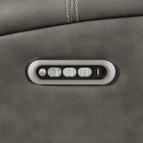 Brickston Charcoal 2-piece Triple Power Reclining Sofa Set - Ornate Home