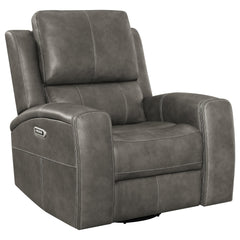 Brickston Charcoal 3-piece Triple Power Reclining Sofa Set - Ornate Home