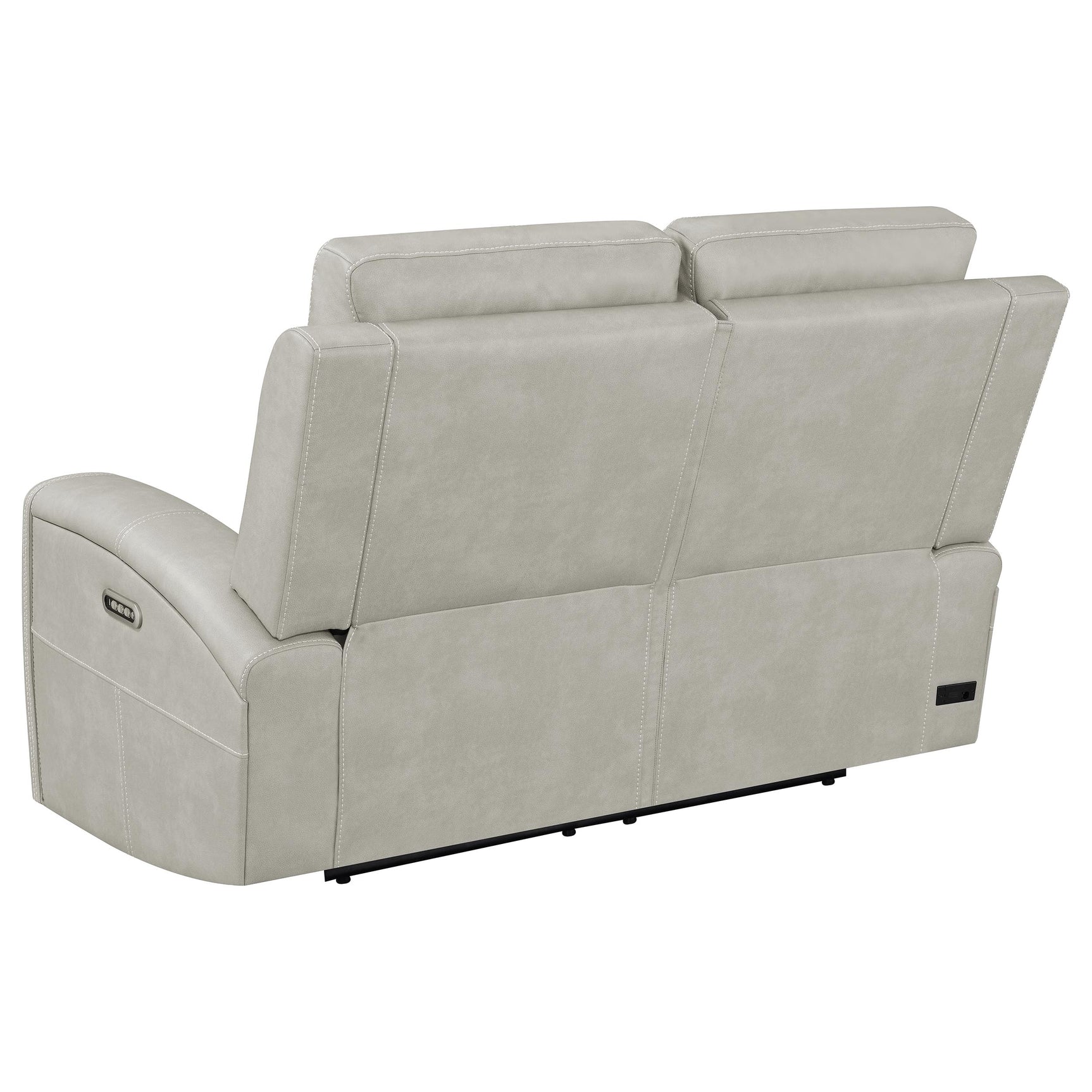 Brickston Grey 2-piece Triple Power Reclining Sofa Set - Ornate Home