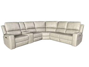 Brickston Grey Power Reclining Sectional - Ornate Home
