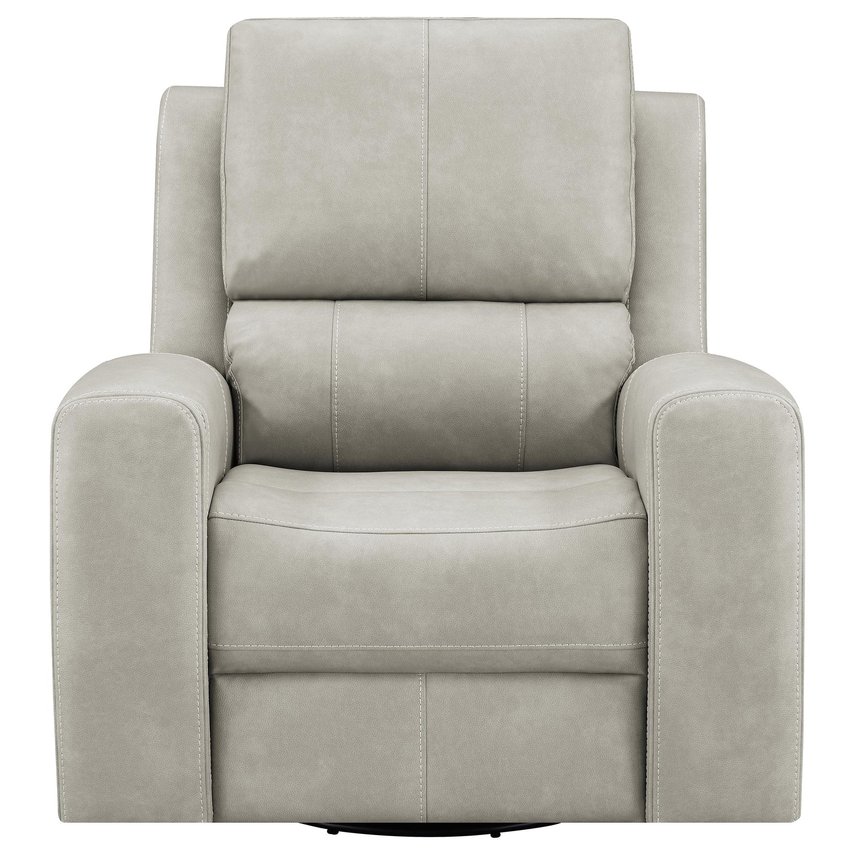 Brickston Grey Triple Power Swivel Glider Recliner - Ornate Home