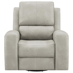 Brickston Grey Triple Power Swivel Glider Recliner - Ornate Home
