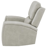 Brickston Grey Triple Power Swivel Glider Recliner - Ornate Home
