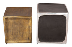 Brics Multicolor Side Table Set (2-Piece) - Ornate Home