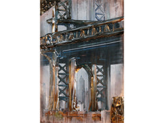 Bridge Gray/Brown Wall Art - Ornate Home