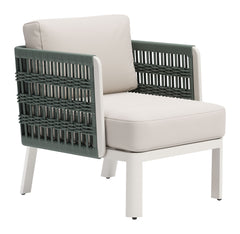 Bridgehampton White Outdoor Armchair - Ornate Home