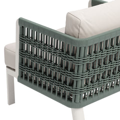 Bridgehampton White Outdoor Armchair - Ornate Home
