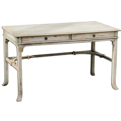 Bridgely White Aged Writing Desk - Ornate Home