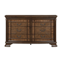 Bridgepoint Brown/Dark Brown 5-Piece Queen Bedroom Set - Ornate Home