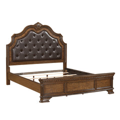 Bridgepoint Brown/Dark Brown 5-Piece Queen Bedroom Set - Ornate Home