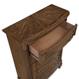 Bridgepoint Brown/Dark Brown 5-Piece Queen Bedroom Set - Ornate Home