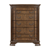 Bridgepoint Brown/Dark Brown 5-Piece Queen Bedroom Set - Ornate Home