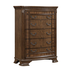 Bridgepoint Brown/Dark Brown 5-Piece Queen Bedroom Set - Ornate Home