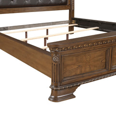 Bridgepoint Brown Queen Bed - Ornate Home