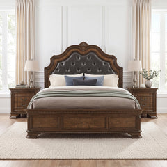 Bridgepoint Brown Queen Bed - Ornate Home
