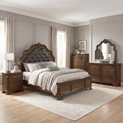 Bridgepoint Brown Queen Bed - Ornate Home