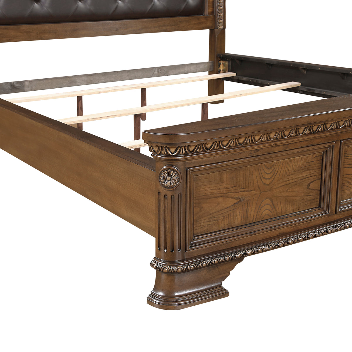 Bridgepoint Brown Queen Bed - Ornate Home