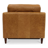 Bridgers Tan Leather Power Recliner Chair - Ornate Home