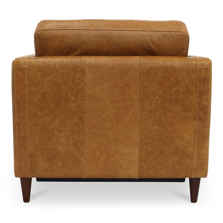 Bridgers Tan Leather Power Recliner Chair - Ornate Home