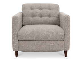 Bridgers Warm Grey Power Recliner Chair - Ornate Home