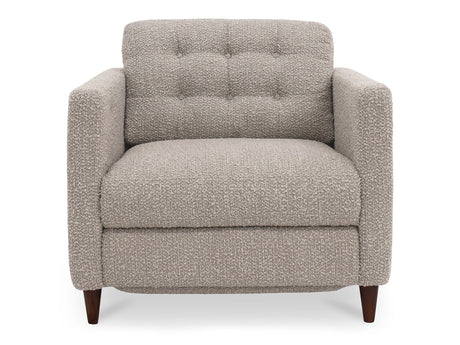 Bridgers Warm Grey Power Recliner Chair - Ornate Home