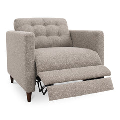Bridgers Warm Grey Power Recliner Chair - Ornate Home