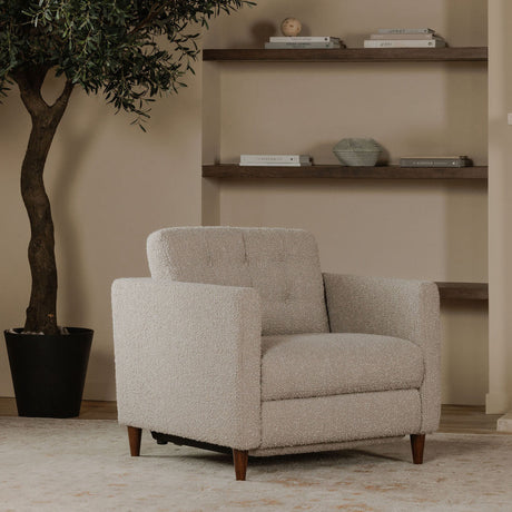 Bridgers Warm Grey Power Recliner Chair - Ornate Home