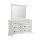 Bridgestone Antique White 4-Piece Queen Panel Bedroom Set