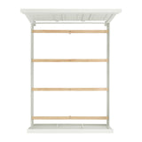 Bridgestone Antique White 5-Piece Queen Panel Bedroom Set - Ornate Home