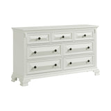 Bridgestone Antique White 7-Drawer Dresser - Ornate Home