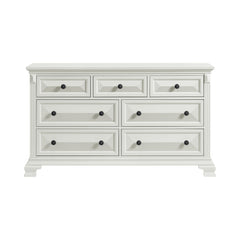 Bridgestone Antique White 7-Drawer Dresser - Ornate Home