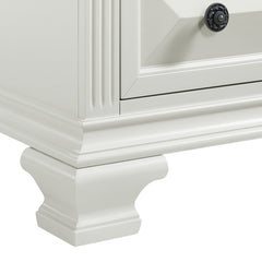 Bridgestone Antique White Dresser & Mirror Set - Ornate Home