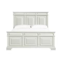Bridgestone Antique White King Panel Bed