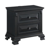 Bridgestone Black 3-Piece King Panel Bedroom Set