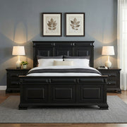 Bridgestone Black 3-Piece Queen Bedroom Set - Ornate Home