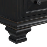 Bridgestone Black 3-Piece Queen Bedroom Set - Ornate Home