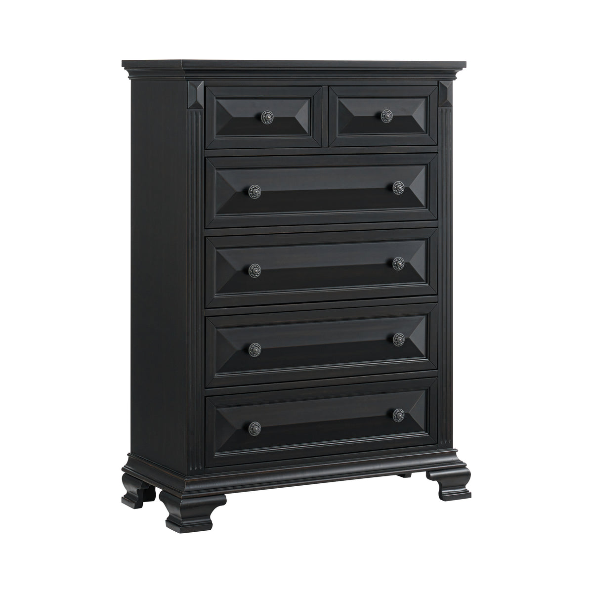 Bridgestone Black 3-Piece Queen Panel Bedroom Set
